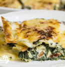 A spenótos kéksajtos lasagne ebédre és vacsorára egyránt kiváló