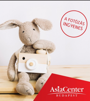 Ma ingyenes a húsvéti fotózás az AsiaCenter nyuszijával!