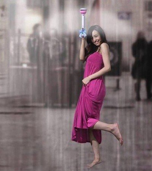 Praktikus esővédő esernyő helyett