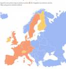 Térképen az omikron variáns európai terjedése