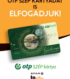 Júliustól a kijelölt SPAR to Go egységekben is elfogadják az OTP SZÉP-kártyát